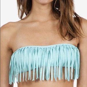 Volcom Fringe Bandeau Bikini Top